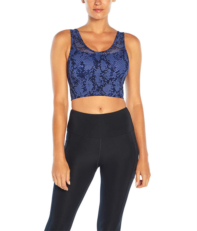 Jessica Simpson Sportswear Women Hayley Long Medium Sports Bra